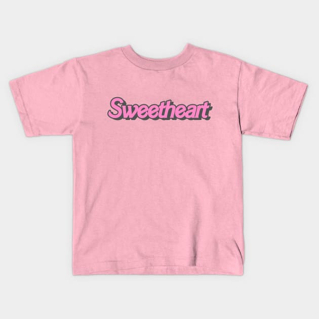 Sweetheart Kids T-Shirt by queenofhearts